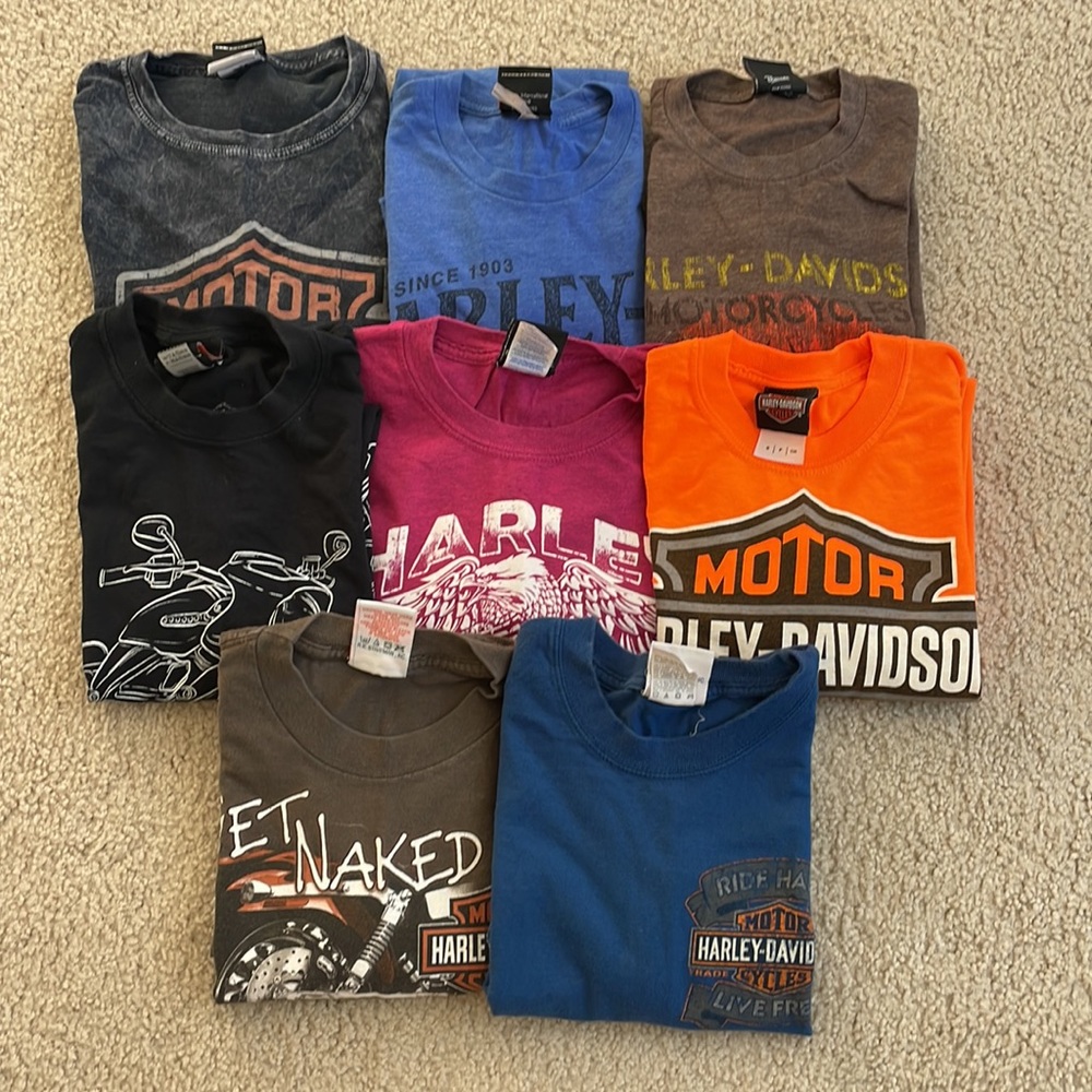 Bundle of Harley-Davidson T-Shirts